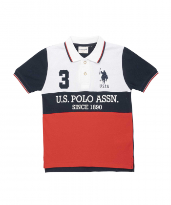 پولوشرت پسرانه یو اس پولو کیدز US Polo Kids کد 2013A8