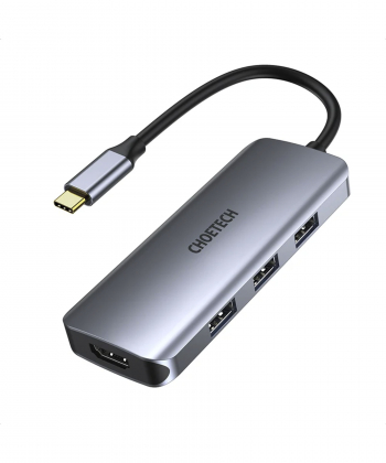 هاب 7پورت USB-C به HDMI چویتک Choetech مدل HUB-M19