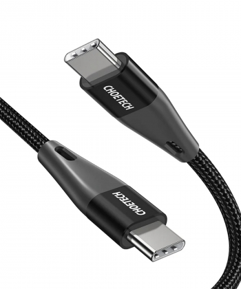 کابل پاوردلیوری 60 وات 3 آمپر 1.2 متر USB C به USB C چویتک Choetech مدل XCC_1003