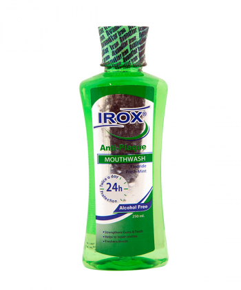 دهانشویه ایروکس Irox مدل Anti Plaque حجم 250 میلی لیتر