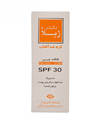 کرم ضدآفتاب بی رنگ SPF30 دکتر ژیلا Dr Jila وزن 65 گرم