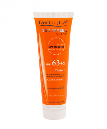 کرم ضدآفتاب رنگی SPF63 دکتر ژیلا Dr Jila وزن 50 گرم