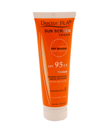 کرم ضدآفتاب SPF95 رنگی دکتر ژیلا Dr Jila وزن 50 گرم