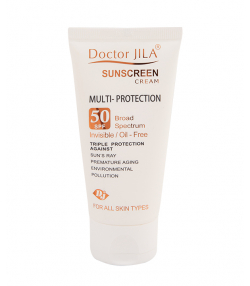 کرم ضدآفتاب SPF50 دکتر ژیلا Dr Jila مدل Multi-Protection وزن 50 گرم