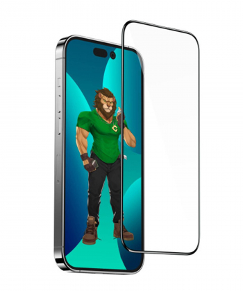 گلس آیفون 14 پلاس سه بعدی تمام صفحه گرین Green iPhone 14 Plus 3D HD-Pet Full Glass