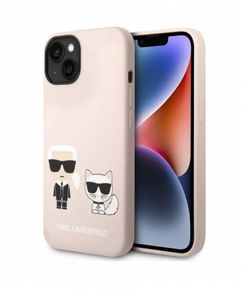 قاب سیلیکونی آیفون 14 طرح گربه و کارل CG Mobile iphone 14 Cat Karl Lagerfeld Silicone Case