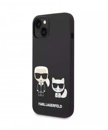 قاب سیلیکونی آیفون 14 پلاس طرح گربه و کارل CG Mobile iphone 14 Plus Cat Karl Lagerfeld Silicone Case