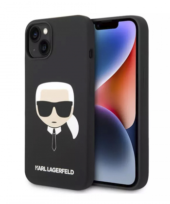 قاب سیلیکونی آیفون 14 پلاس طرح کارل CG Mobile iphone 14 Plus Karl Lagerfeld Silicone Case