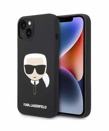 قاب سیلیکونی آیفون 14 طرح کارل CG Mobile iphone 14 Karl Lagerfeld Silicone Case