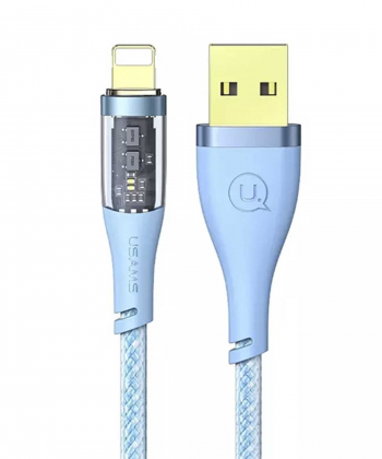 کابل فست شارژ یو اس بی به لایتنینگ 1.2 متری یوسامز USAMS US-SJ571 USB to Lightning Fast Charging Data Cable