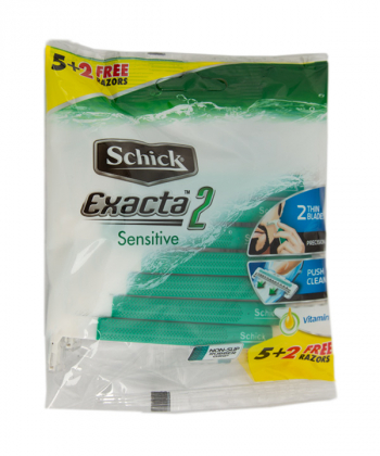 خودتراش شیک Schick مدل Exacta2 بسته بندی 7 عددی