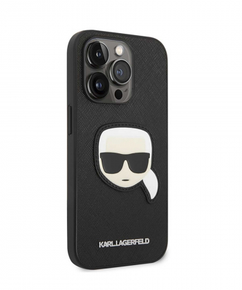 قاب چرمی آیفون 14 پرو طرح کارل CG Mobile iphone 14 Pro Karl Lagerfeld Leather Case