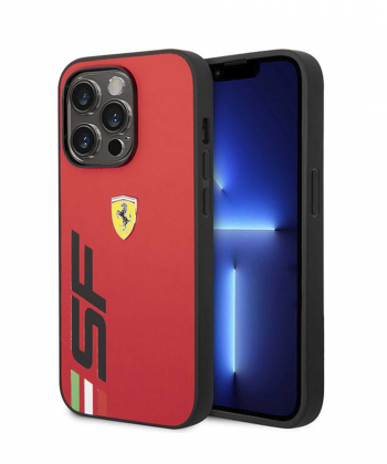 قاب چرمی آیفون 14 پرو طرح فراری CG Mobile iphone 14 Pro Ferrari Leather Case