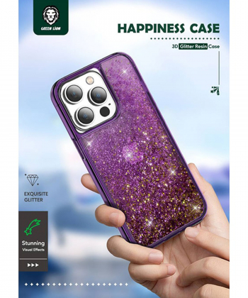 قاب آکواریومی آیفون 14 پرو گرین Green iPhone 14 Pro Aquarium Happiness Case