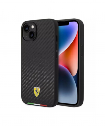 قاب فیبرکربن آیفون 14 پلاس طرح فراری CG Mobile iphone 14 Plus Ferrari Carbone Case