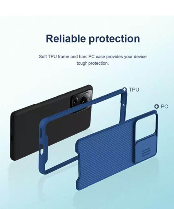 قاب محافظ شیائومی 13 لایت و سی وی 2 نیلکین Nillkin Xiaomi 13 Lite/Civi 2 CamShield Pro Case