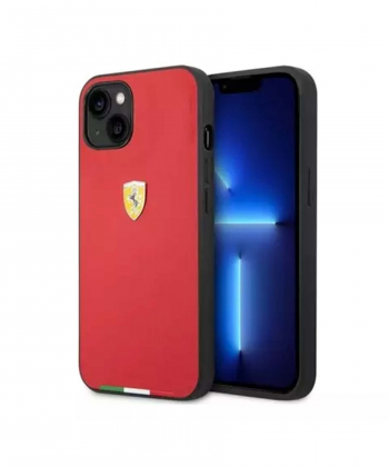 قاب چرمی آیفون 14 پلاس طرح فراری CG Mobile iphone 14 Plus Ferrari Leather Case