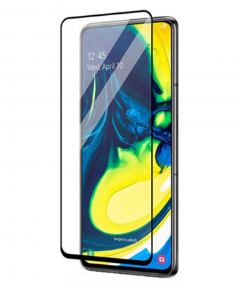 محافظ صفحه نمایش شیشه ای تمام صفحه سامسونگ RG Full Glass Samsung Galaxy A80/A90