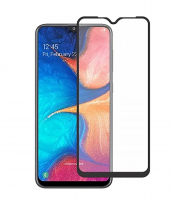 محافظ صفحه نمایش شیشه ای تمام چسب سامسونگ RG Full Glass Samsung Galaxy A20S