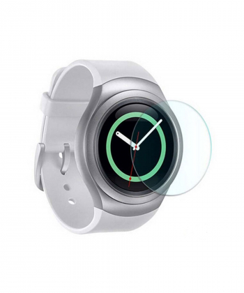 محافظ صفحه نمایش شیشه ای ساعت سامسونگ Samsung Gear S2 Glass Screen Protector