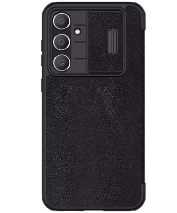 کیف محافظ سامسونگ اس 23 اف ای نیلکین Nillkin Samsung Galaxy S23 FE Qin Pro leather case