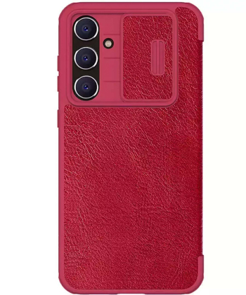 کیف محافظ سامسونگ اس 23 اف ای نیلکین Nillkin Samsung Galaxy S23 FE Qin Pro leather case