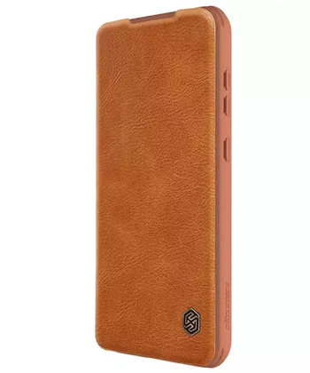 کیف محافظ سامسونگ اس 23 اف ای نیلکین Nillkin Samsung Galaxy S23 FE Qin Pro leather case