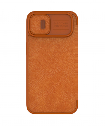 کیف آیفون 14 نیلکین Nillkin Apple iPhone 14/13 Qin Pro Leather Case