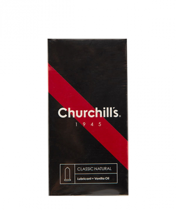 کاندوم نازک چرچیلز Churchills مدل Classic Natural بسته 12 عددی