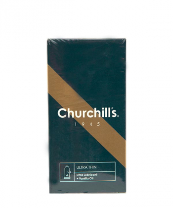 کاندوم بسیار نازک چرچیلز Churchills مدل Ultra Thin بسته 12 عددی