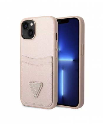 قاب چرمی جاکارتی دار آیفون 14 پلاس CG Mobile iphone 14 Plus Guess Leather Case