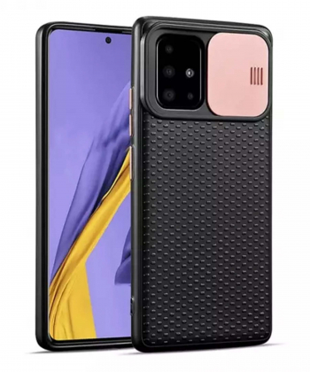 قاب محافظ با درپوش کشویی لنز سامسونگ Lens protector Case Samsung Galaxy A51