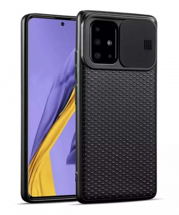 قاب محافظ با درپوش کشویی لنز سامسونگ Lens protector Case Samsung Galaxy A51