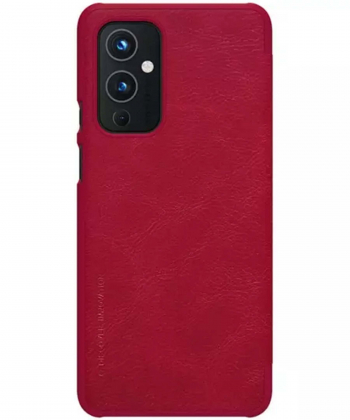 کیف چرمی نیلکین وان پلاس Nillkin Qin Leather Case OnePlus 9 (Asia Pacific version IN/CN)