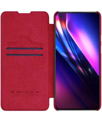 کیف چرمی نیلکین وان پلاس Nillkin Qin Leather Case OnePlus 9 (Asia Pacific version IN/CN)