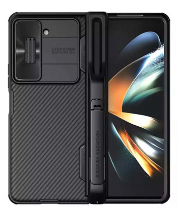 قاب محافظ زد فولد 5 سامسونگ نیلکین Nillkin Samsung Galaxy Z Fold5 CamShield Fold Case Pen holder version