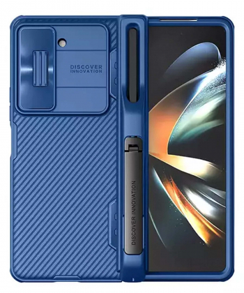 قاب محافظ زد فولد 5 سامسونگ نیلکین Nillkin Samsung Galaxy Z Fold5 CamShield Fold Case Pen holder version