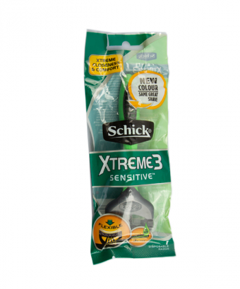 خودتراش مردانه شیک Schick مدل Xtreme3 بسته بندی 1 عددی