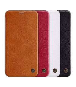 کیف چرمی نیلکین آیفون Nillkin Qin Leather Case iPhone 11 Pro