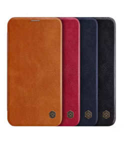 کیف چرمی نیلکین آیفون Nillkin Qin Leather Case iPhone 12 mini