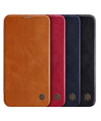 کیف چرمی نیلکین آیفون Nillkin Qin Leather Case iPhone 12 mini