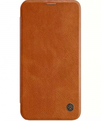 کیف چرمی نیلکین آیفون Nillkin Qin Leather Case iPhone 12 mini