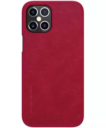 کیف چرمی نیلکین آیفون Nillkin Qin Leather Case iPhone 12 Pro Max