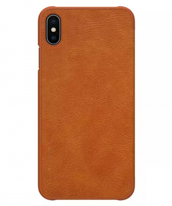 کیف چرمی نیلکین آیفون Nillkin Qin Leather Case iPhone XS Max