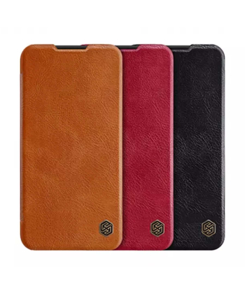 کیف چرمی نیلکین سامسونگ Nillkin Qin Leather Case Samsung Galaxy A01