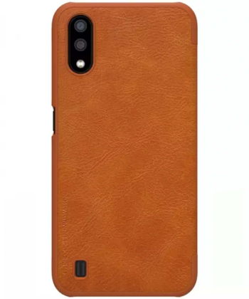 کیف چرمی نیلکین سامسونگ Nillkin Qin Leather Case Samsung Galaxy A01