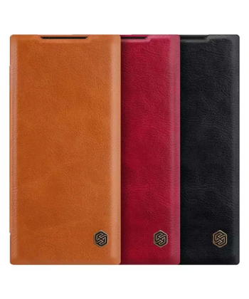 کیف چرمی نیلکین سامسونگ Nillkin Qin Leather Case Samsung Galaxy Note 20 Ultra