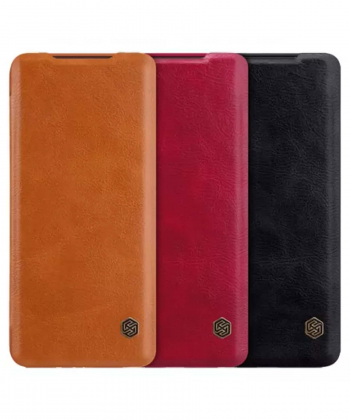 کیف چرمی نیلکین سامسونگ Nillkin Qin Leather Case Samsung Galaxy S20