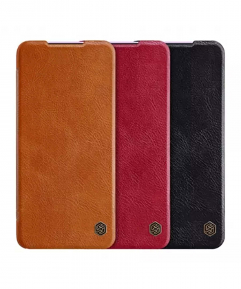 کیف چرمی نیلکین شیائومی Nillkin Qin Leather Case Xiaomi Redmi Note 10 5G