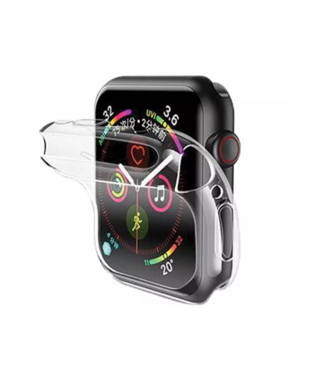 قاب و گلس اپل واچ 40 میلی متری سری 4 یوسامز USAMS US-BH485 Full Protector Apple Watch 40 MM